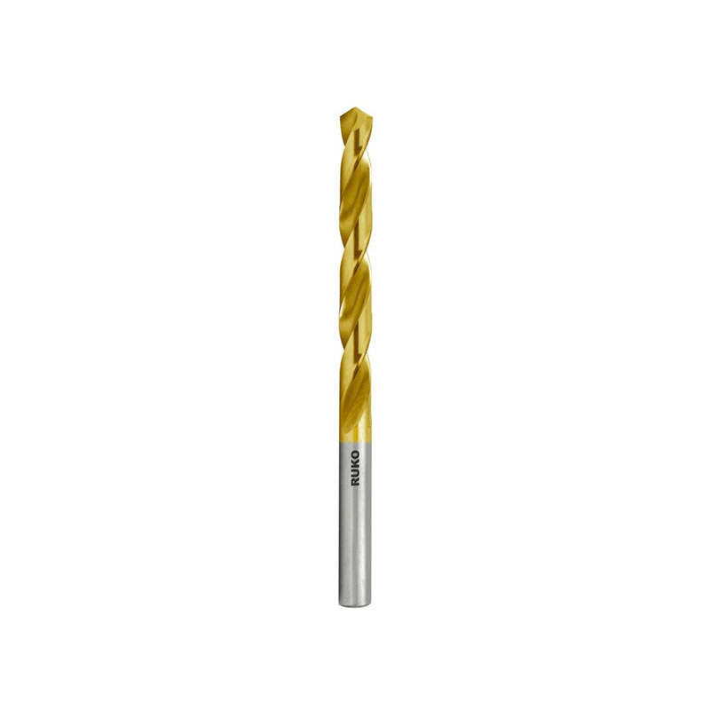 RUKO Spiral Bits DIN 338 Type N, HSS-G TiN (Ø 10,00mm)