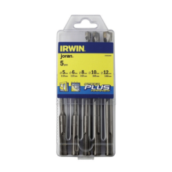 IRWIN Kit 5 Bits SPEEDHAMMER PLUS 5 mm/6 mm/8 mm/10 mm/12 mm x 160 mm