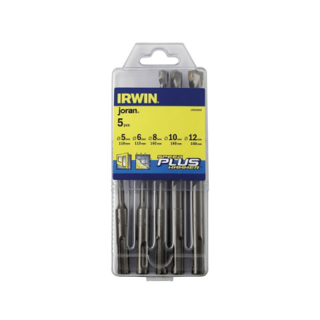 IRWIN Kit 5 Bits SPEEDHAMMER PLUS 5 mm/6 mm/8 mm/10 mm/12 mm x 160 mm