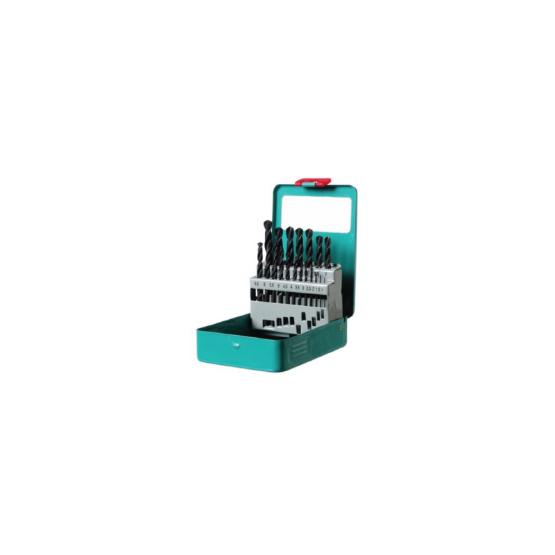 Estuche de metal 19 un. HSS 1,0 10 Estuche de metal 19 un. HSS 1,0 10