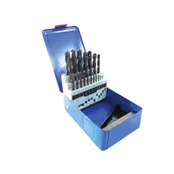 IRWIN Bits Set 25pcs. HSS PRO in Metal Case 1 mm to 13 mm (at intervals of 0,5 mm)