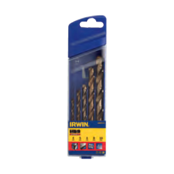 IRWIN Bits Set 5 pcs. HSS TITANIUM 1,5 mm a 10 mm (in 0,5 mm increments)