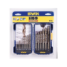 Jogo de 15 Brocas HSS COBALT - DIN 338 IRWIN 1,5 mm a 10 mm
