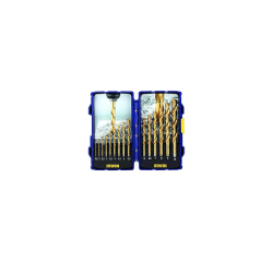15 pieces IRWIN,HSS Titanium Metal Drill Bit Set