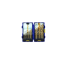 15 pieces IRWIN,HSS Titanium Metal Drill Bit Set