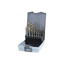 RUKO Set Of 14 Male To Open Machines Threads HSSS-Co 5 - Plastic Box