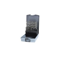 RUKO Set Of 19 Spiral Bits DIN 338 Type VA, HSSE-Co8