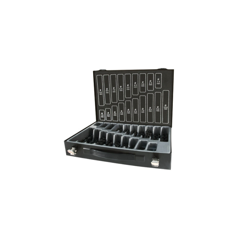 TERRAX by RUKO 170-Piece Set of Twist Drills DIN 338 Type N, HSS-R with Cross Sharpening in Box