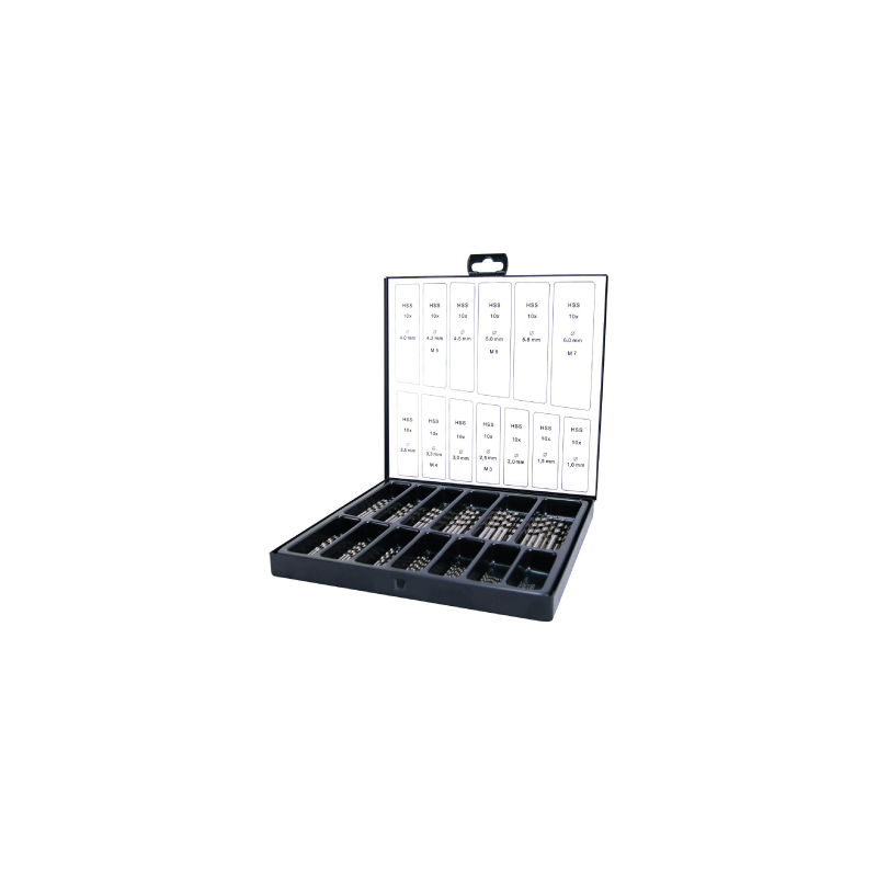 JOGO 130 BROCAS HELICOIDAIS T/N HSS-G JOGO 130 BROCAS HELICOIDAIS T/N HSS-G