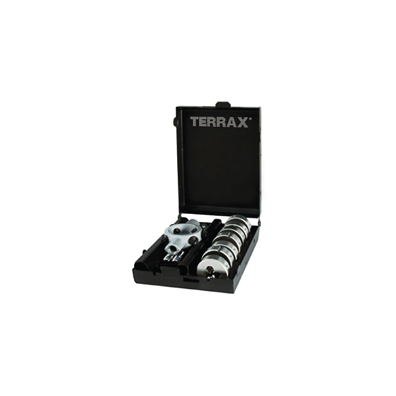 TERRAX by RUKO Set of Round Dies HSS, 8 pieces