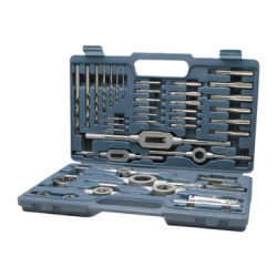 TERRAX by RUKO Set of Hand Taps HSS, 45 Pieces