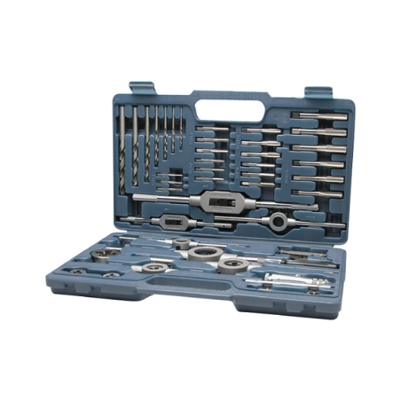 TERRAX by RUKO Set of Hand Taps HSS, 45 Pieces