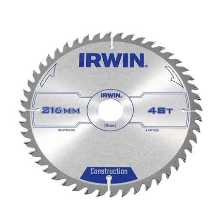 IRWIN Woodworking Series General Use Circular Saw Blades CSB Ø400mmx60T