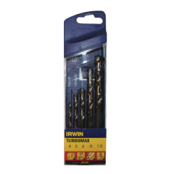 IRWIN Kit 15 Bits for Metal TURBOMAX HSS 1,5 mm a 10 mm