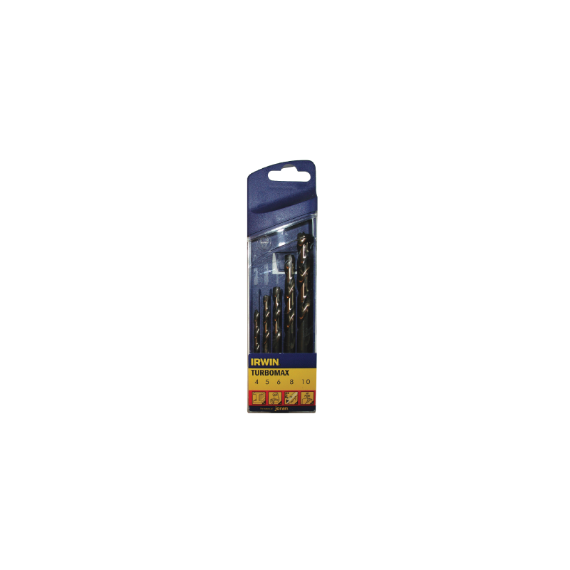 IRWIN Kit 15 Bits for Metal TURBOMAX HSS 1,5 mm a 10 mm