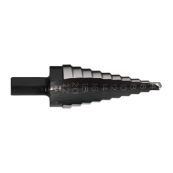 IRWIN Stepped Conical Bit 4M with 10 Holes (4 mm - 22 mm), increase every 2 mm