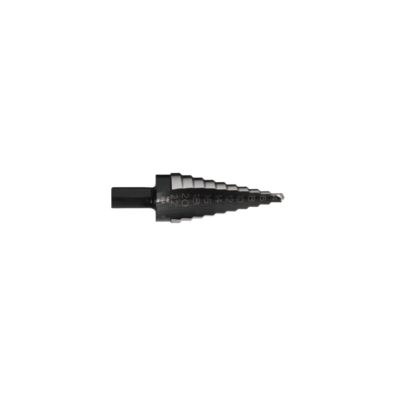 IRWIN Stepped Conical Bit 4M with 10 Holes (4 mm - 22 mm), increase every 2 mm