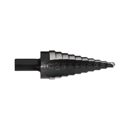 IRWIN Stepped Conical Bit 4M with 10 Holes (4 mm - 22 mm), increase every 2 mm