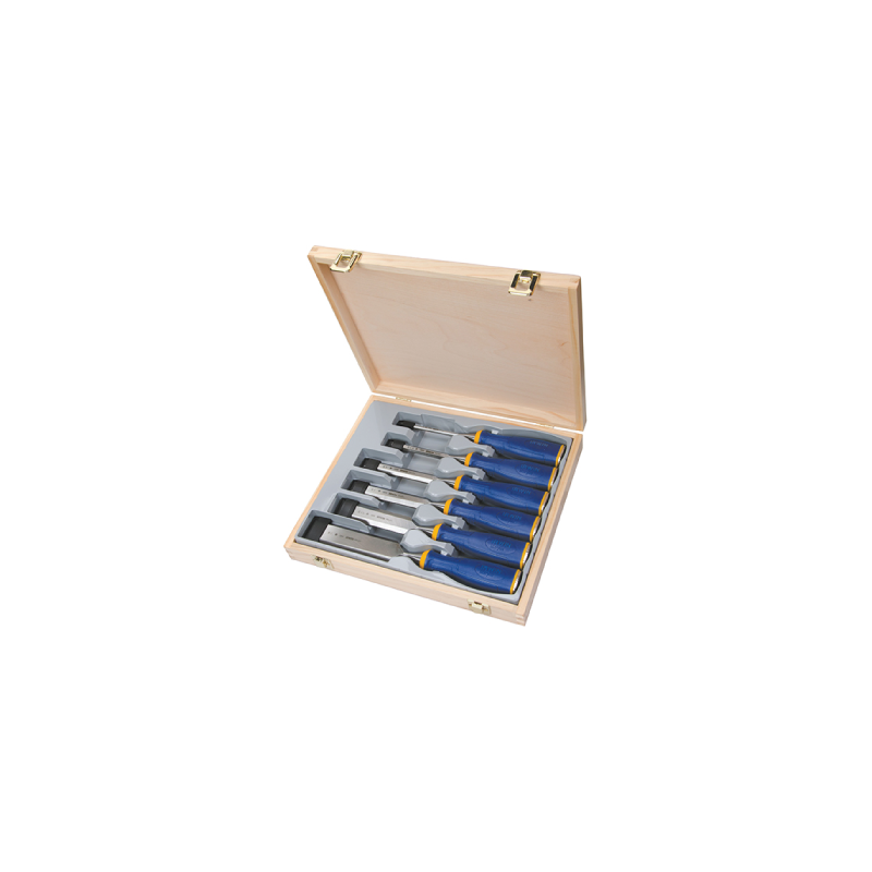 IRWIN KIT 6 Chisels Wooden Box MS750