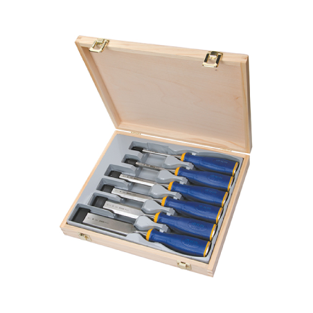 IRWIN KIT 6 Chisels Wooden Box MS750