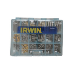 Jogo Dispensador de 270 Pontas IRWIN + Porta Puntas 6,35 mm