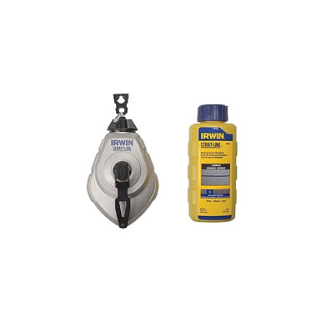 IRWIN Chalk Reel 30 m / 100 ft + Blue Chalk 113 g