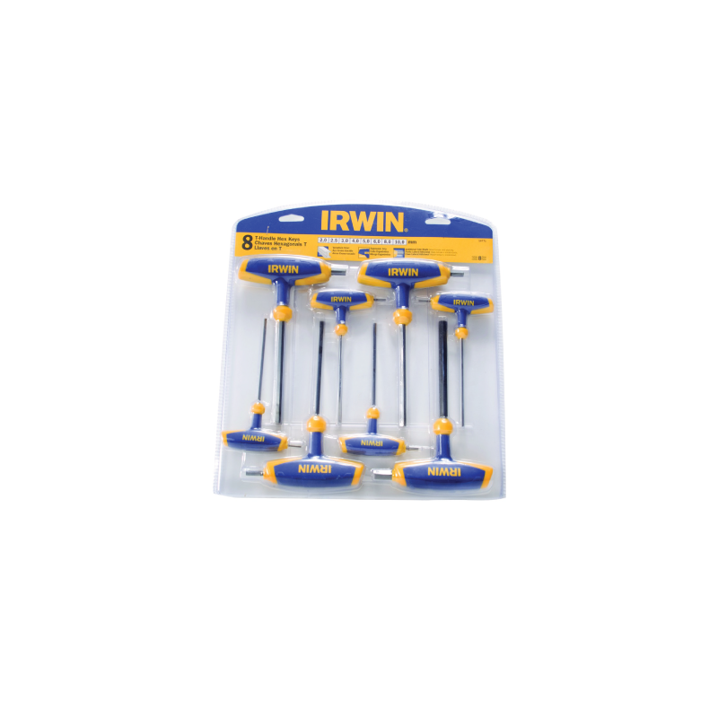 IRWIN ‘T’ Handle Hex Ket Sets 8pcs. IRWIN ‘T’ Handle Hex Ket Sets 8pcs.