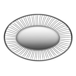 Oval Wire Basket 28Cm