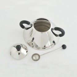 Açucareiro com Colher Preto - 9097