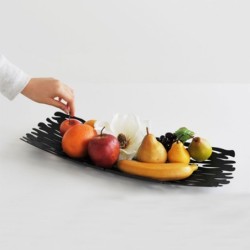 Centrepiece Black - Bark