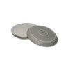 Set of 4 Dessert Plates - Tonale Light Grey
