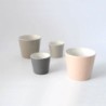 Set of 4 Mini Cups - Tonale Light Grey