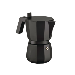 Espresso Coffee Maker 6 Cups Black - Moka