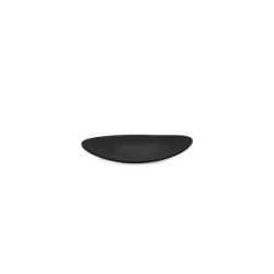 Set of 6 Black Small Saucers - Colombina Collection