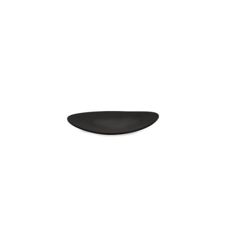 Set of 6 Black Small Saucers - Colombina Collection