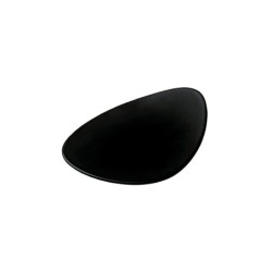 Set of 6 Black Small Saucers - Colombina Collection
