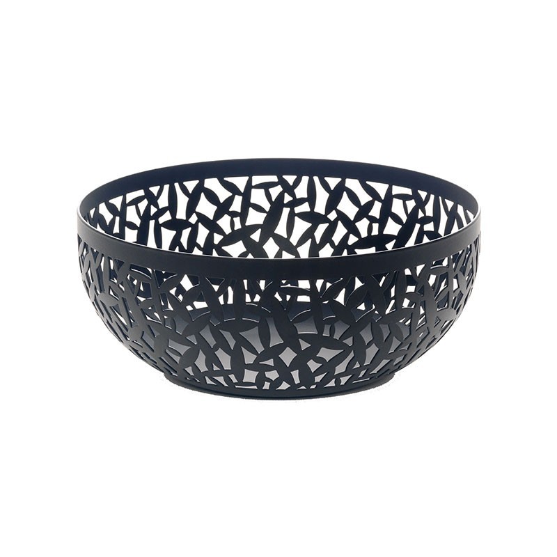 Open-Work Fruit Bowl Ø21Cm - Cactus! Black Open-Work Fruit Bowl Ø21Cm - Cactus! Black