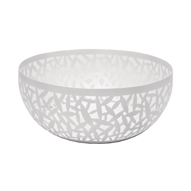 Open-Work Fruit Bowl Ø29Cm - Cactus! White Open-Work Fruit Bowl Ø29Cm - Cactus! White