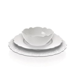 Set of 4 Flat Plates - Dressed