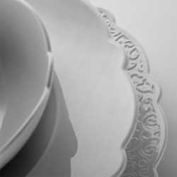 Set of 4 Flat Plates - Dressed