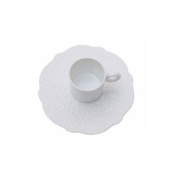 Set of 4 Saucers for Mocha Cups - Dressed