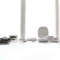 Set of 4 Saucers for Teacups - Ovale