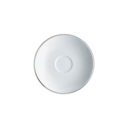 Set of 6 Saucers for Coffee Cups - Mami Platinum