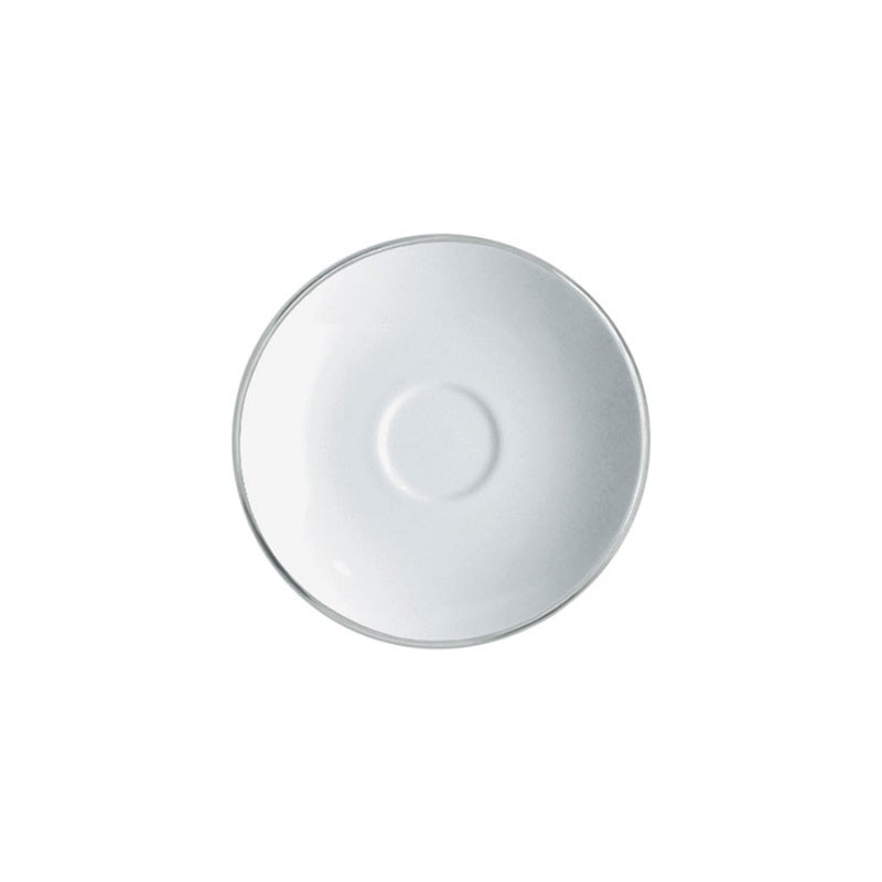 Set of 6 Saucers for Coffee Cups - Mami Platinum