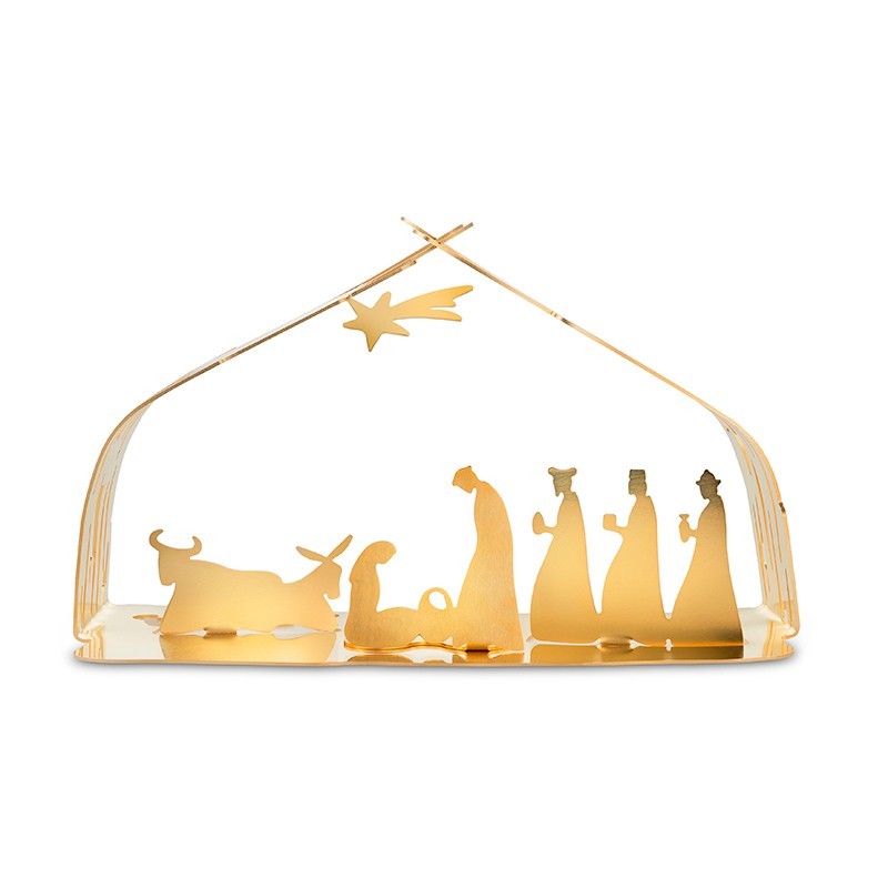 Pesebre de Navidad Oro - Bark Crib