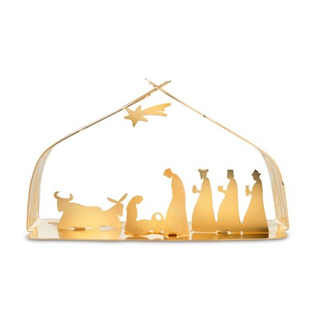 Pesebre de Navidad Oro - Bark Crib