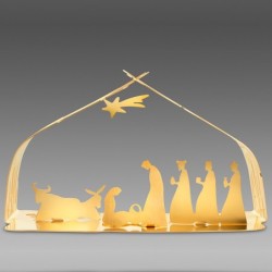 Pesebre de Navidad Oro - Bark Crib