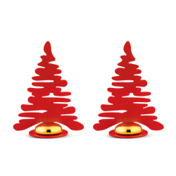 Set of 2 Place Markers Red - BarkPlaceTree
