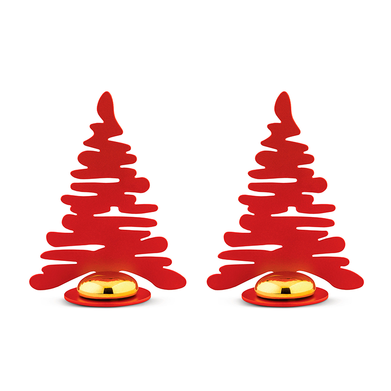 Set of 2 Place Markers Red - BarkPlaceTree