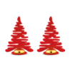 Set of 2 Place Markers Red - BarkPlaceTree